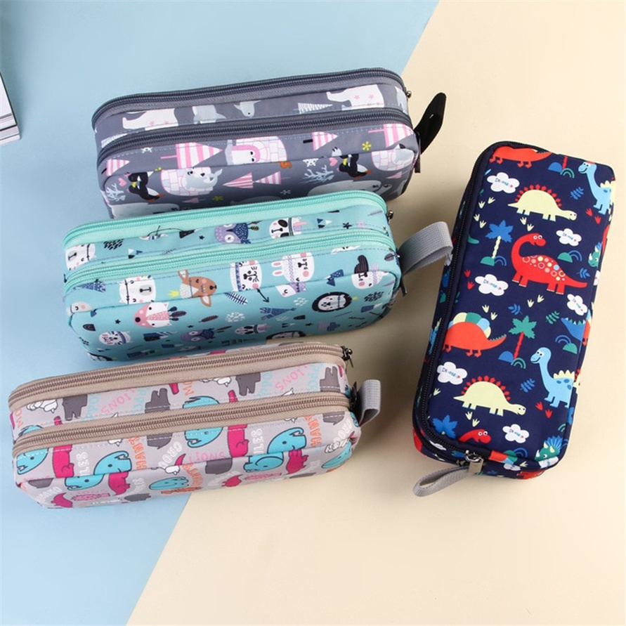 

Pencil Cases Dinosaur Korean Stationery Piprnik Kawaii High Capacity Cute School Accessories Estuches Escolares Trousse Scolaire