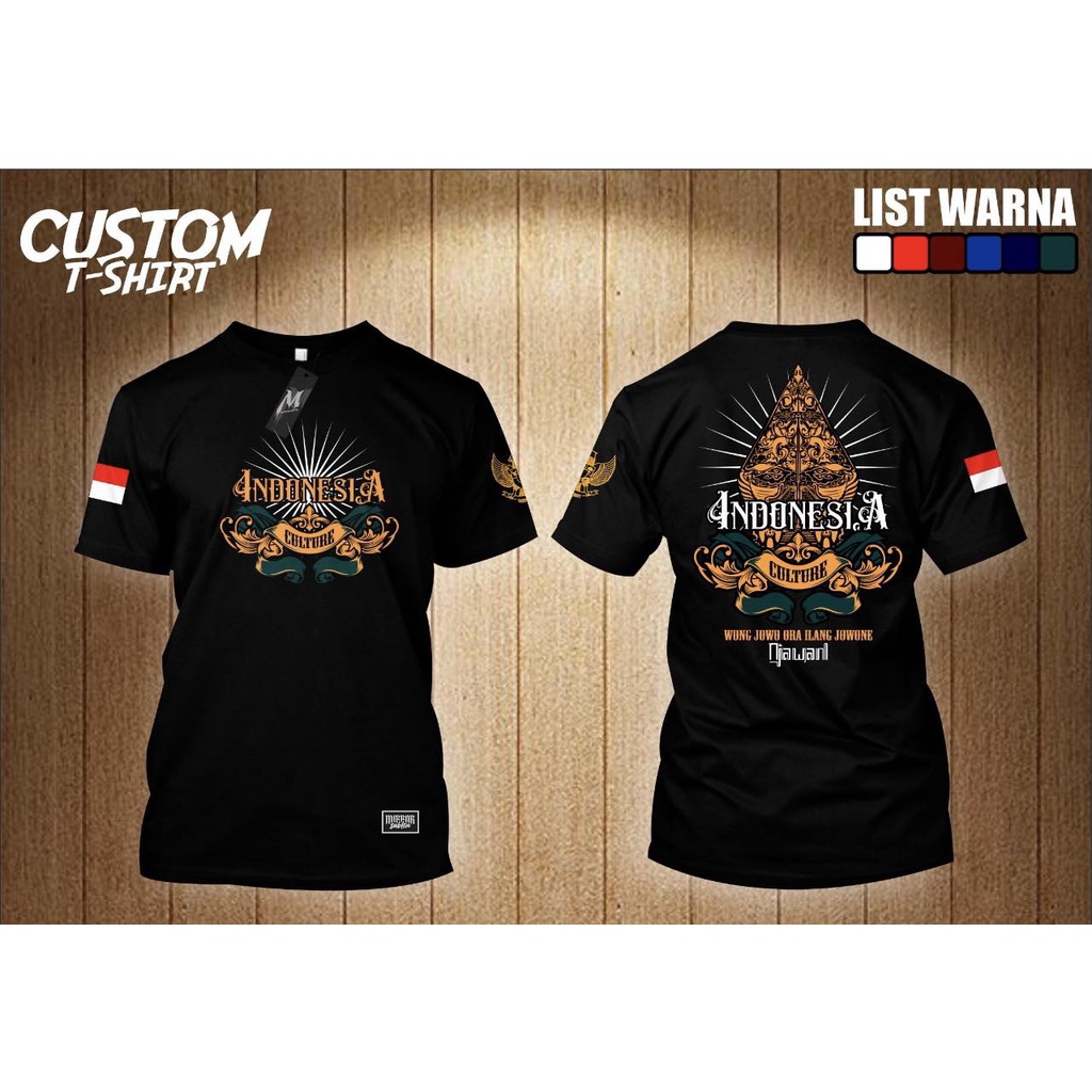 Bossablon - KAOS INDONESIA CULTURE ORIGINAL Kaos Anak Rantau Jawa Terbaru