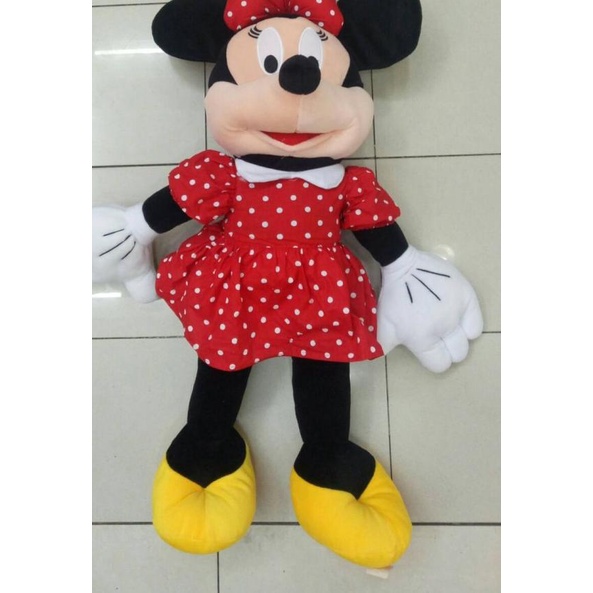 boneka minnie mouse/mickey mouse jumbo/besar - mickey