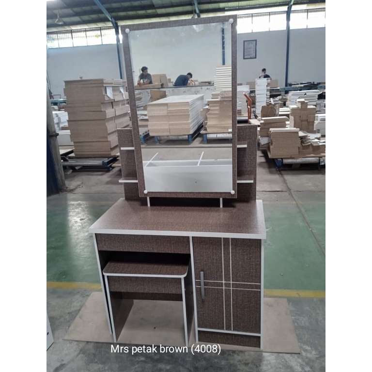 Meja Rias Kaca Petak Sliding - Meja Make Up - Meja Hias Minimalis - Tiolet Sliding Medan