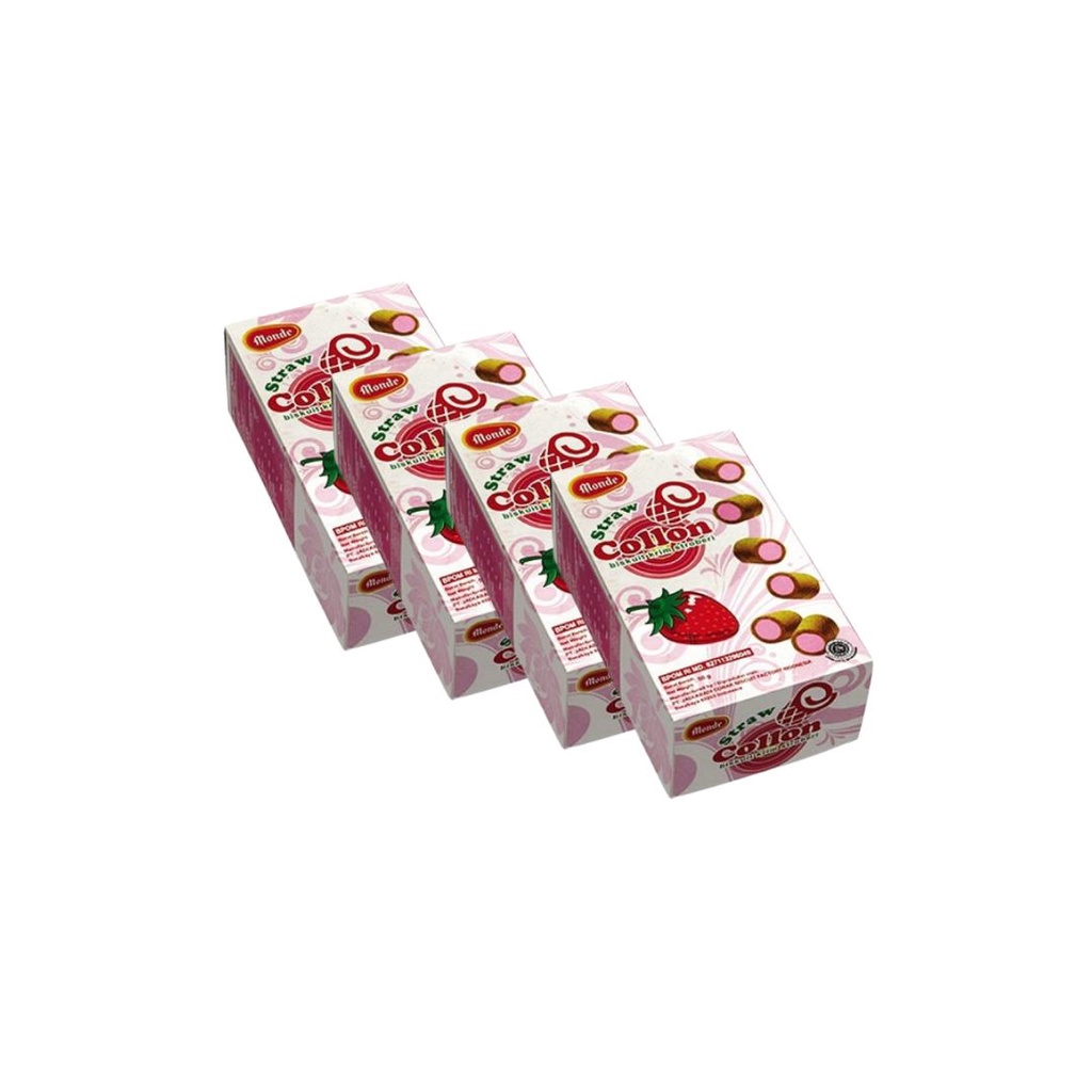 

Monde Collon Wafer Strawberry 4 x 50 gr