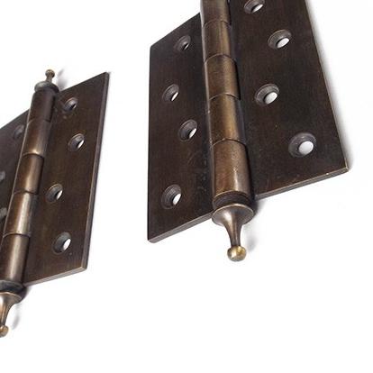 4" Solid Brass Door Hinges / Engsel Pintu Kuningan Asli - HHN1604