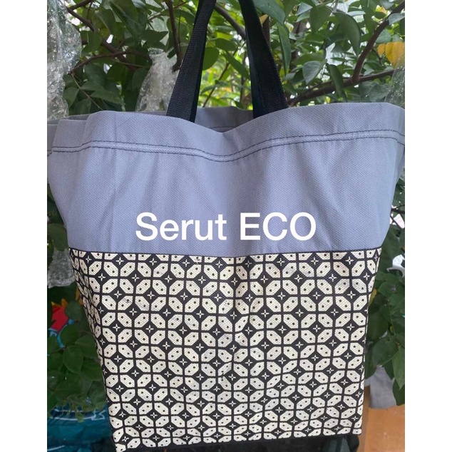 HARGA LUSIN ISI 12 BIJI-   TAS HAJATAN SERUT MOTIF- KUALITAS ECO