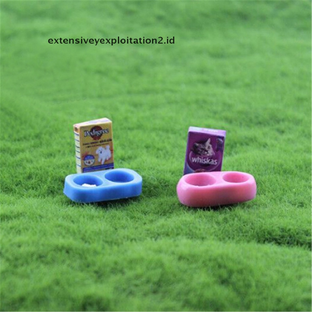 Mainan Miniatur Makanan Anjing Skala 1 / 12 Untuk Rumah Boneka