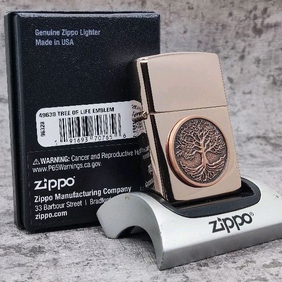 Zippo 49638 Tree of Life Emblem Original