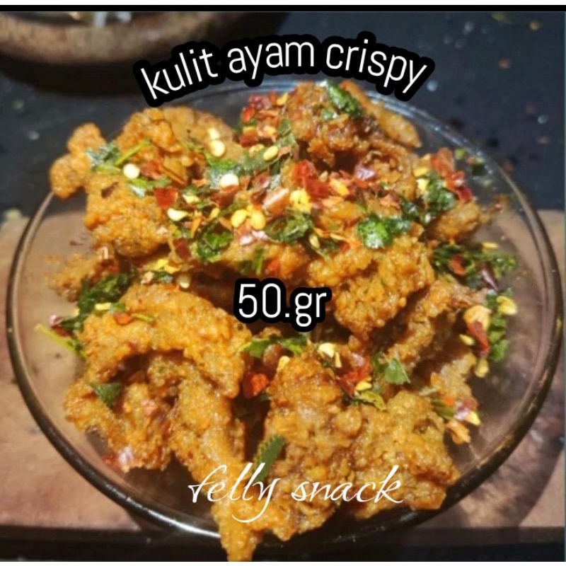 

kulit ayam crispy Bumbu Basah daun jeruk 50 Gram