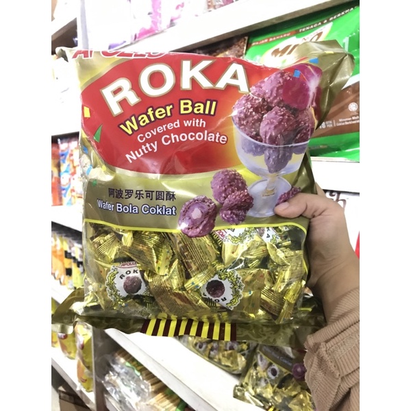 

apollo roka wafer ball/snack malaysia/bola coklat/made in malaysia