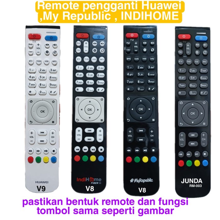 Produk Terbaru Remot Stb/Remote Universal Set Top Box Huawei/My Republic/Indihome Dll