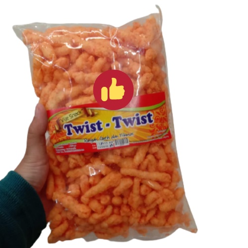 

Twist Twist BBQ 200gr VIJE SNACK Makanan Ringan Cemilan Bersantai Kriuk