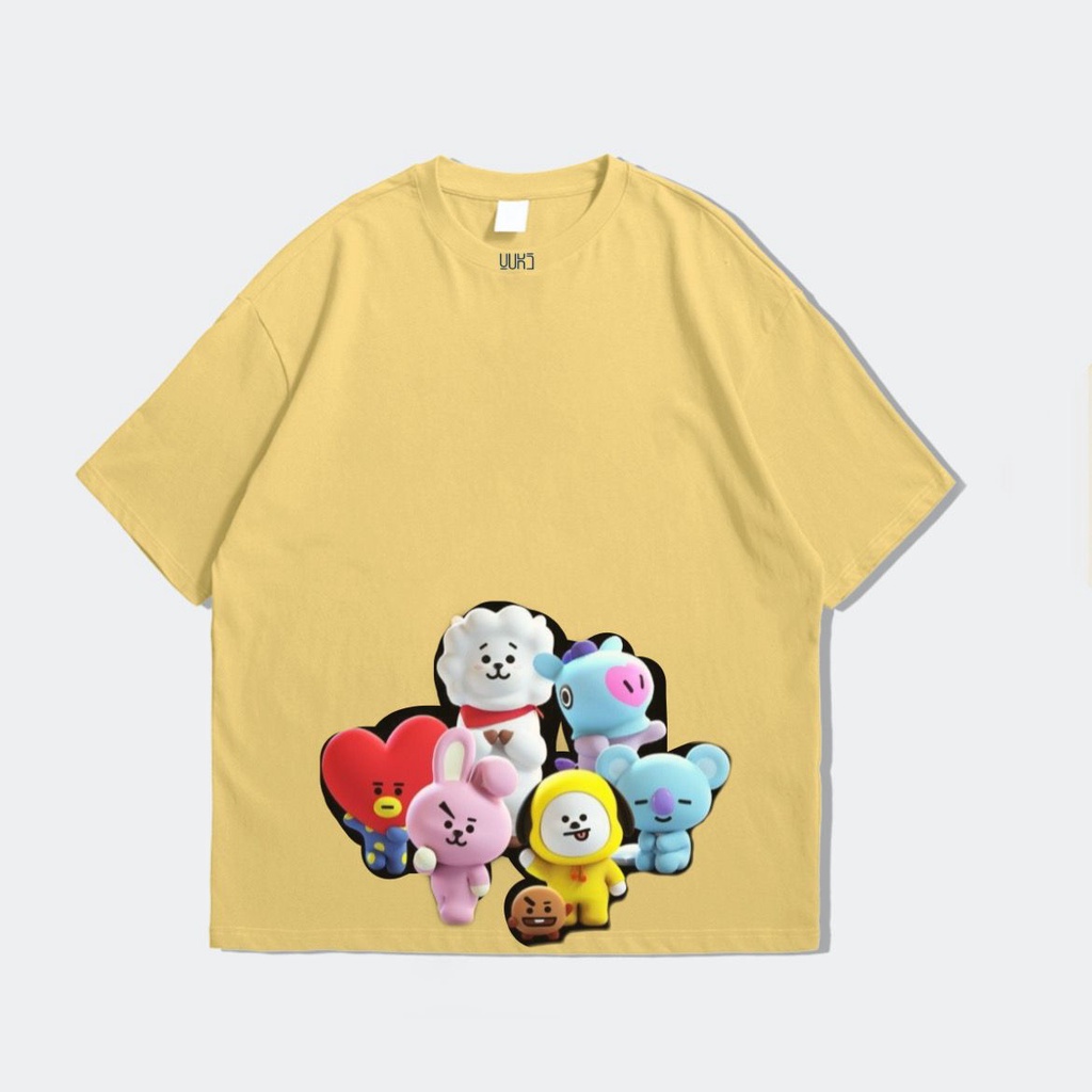 KAOS ORIGINAL BT 21 YUKS OVERSIZED COTTON COMBED 24s