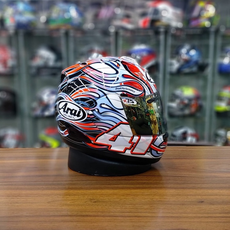 ARAI RX-7 GP HAGA RAINBOW SIZE M 2ND SECOND