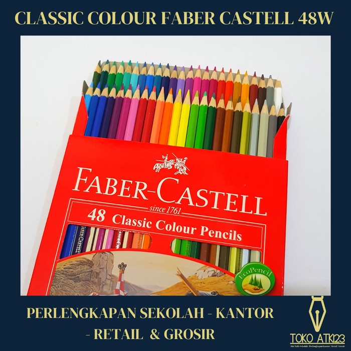 

Pensil Warna / Colour Pencil Faber Castell 48 Warna Classic