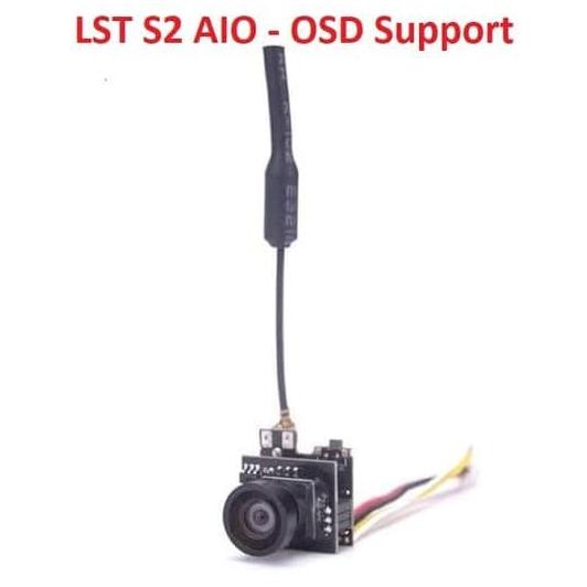 LST S2 FPV Camera OSD 5.8G 40CH 25mW 800 TVL CMOS