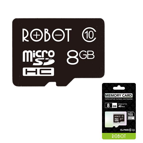 ROBOT MEMORY CARD TF / MICRO SD 4GB / 8GB + PACK