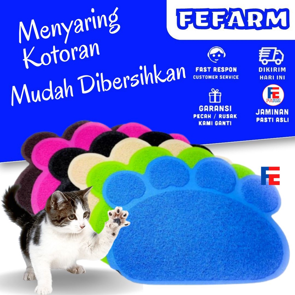 Paw Cat Litter Keset Kaki Pasir Kucing FEFARM