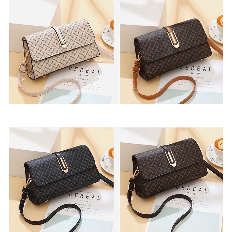 BJ15546 - BEIGE/BLACK/BROWN/COFFEE - TAS WANITA FASHION IMPORT MODIS ELEGAN TERMURAH TERLARIS TERBARU BAGSTORE JAKARTA TAS BATAM EL5546 CR7828 JTF6018