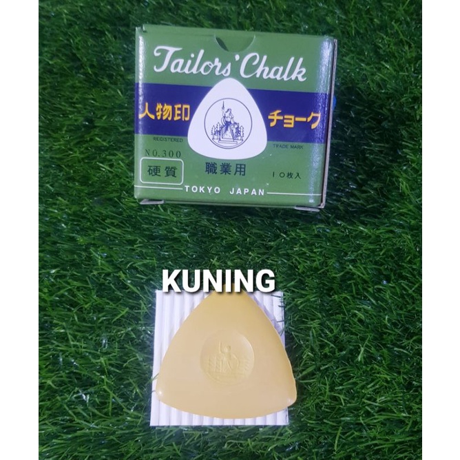 KAPUR TAILOR CHALK MADE IN JAPAN HARGA PER BOX ISI 10 PCS
