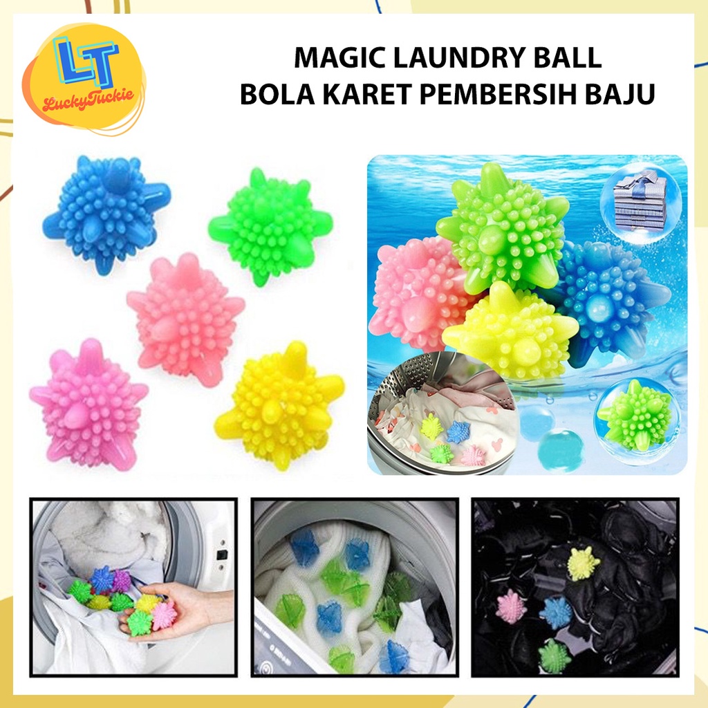 LAUNDRY GEL BALL / MAGIC LAUNDRY GEL BALL ANTI KUSUT / MAGIC LAUNDRY GEL BALL BAHAN SILIKON