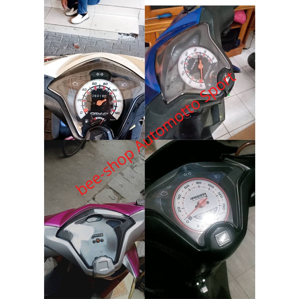 MIKA MICA KACA SPEEDOMETER KILOMETER MOTOR HONDA BEAT FI BEAT POP 2013 2014 2015