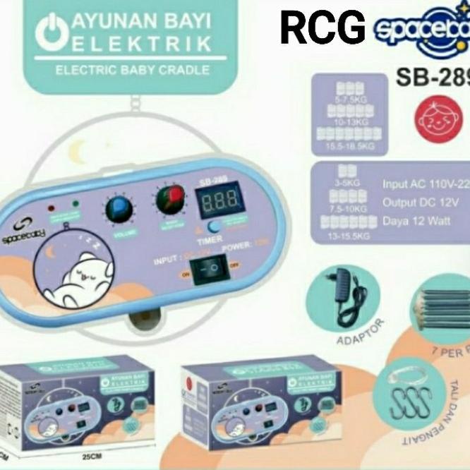 Mesin Ayunan Bayi Elektrik Spacebaby Sb 289
