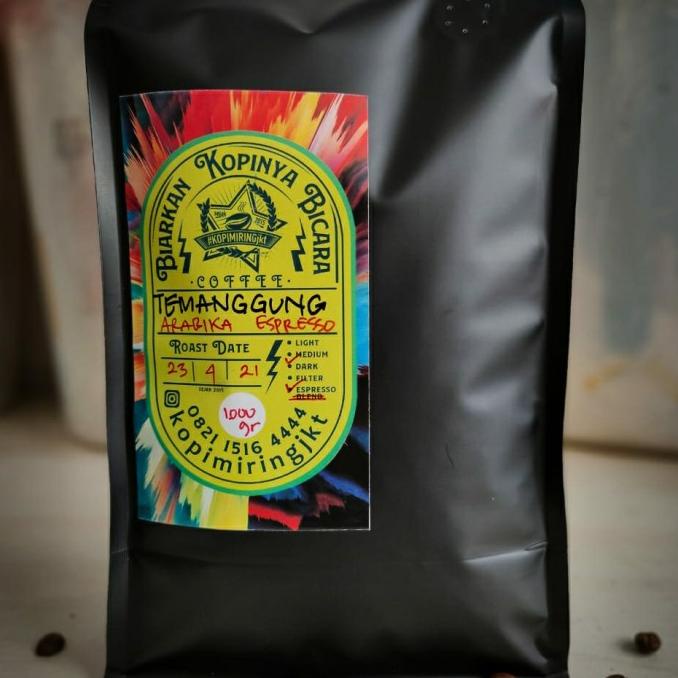 

Espresso TEMANGGUNG Arabika /1.000gr /Espresso /Arabika /Terlaris /KMJ