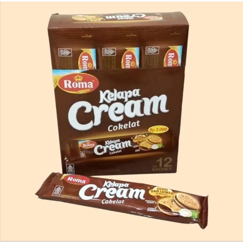 Jual Roma Kelapa Cream Biscuit Biskuit Roma Box Shopee Indonesia