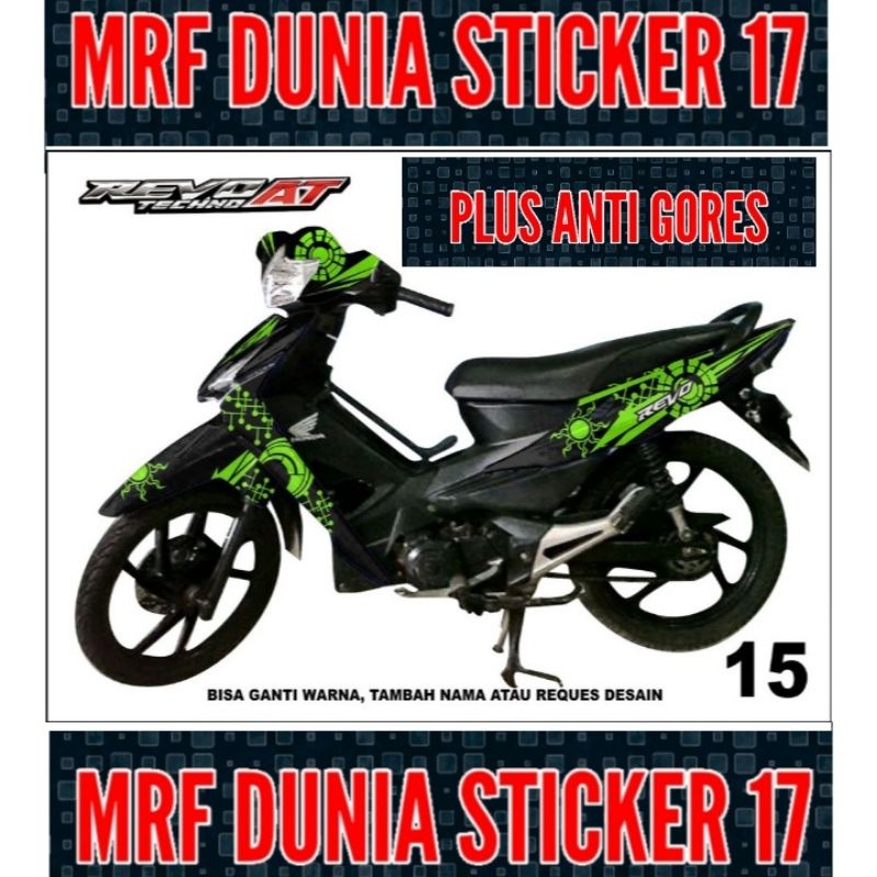 Sticker decal Revo Lama Full Body  Decal Motor Revo Lama Sticker Motor Revo Lama Decal Sticker Motor