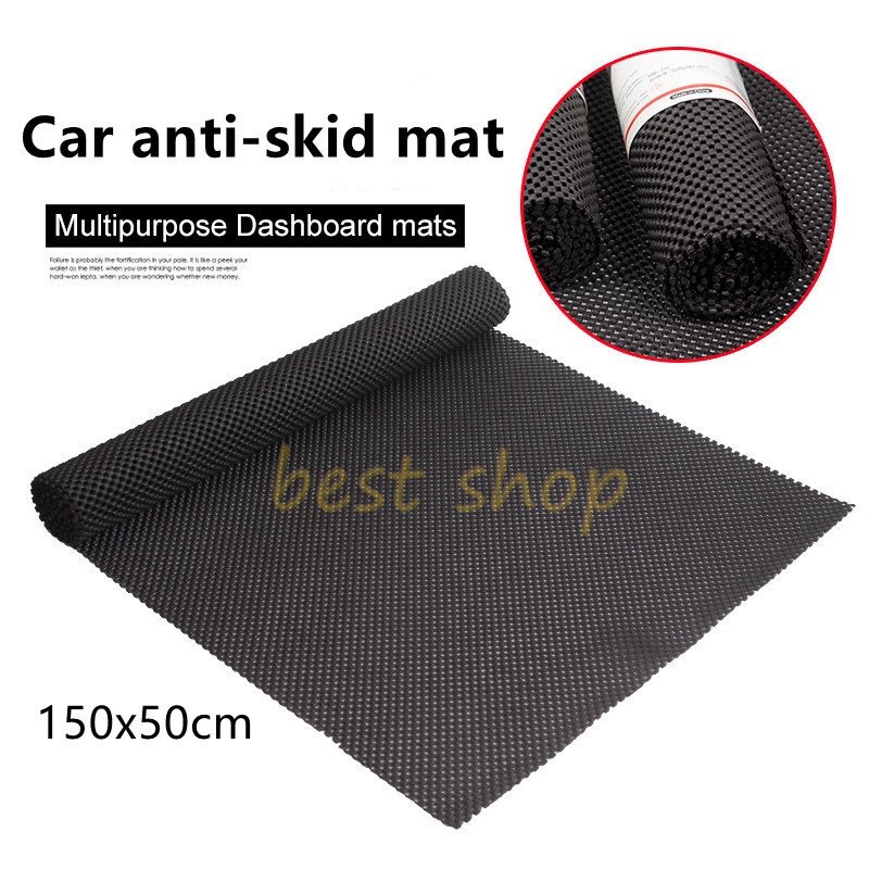 Matras Dashboard Multifungsi Bahan PVC Mesh Anti Slip 150 / 50cm