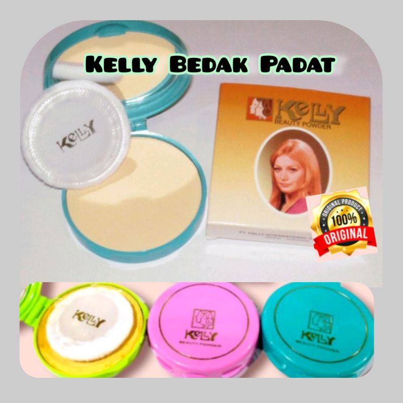 Bedak Kelly Compact Beauty Powder Original BPOM