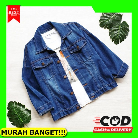 Best Seller Jaket Jeans Abstrak Tulisan Coretan Sobek Sobek Premium Import Bangkok Bkk Jaket Jeans S