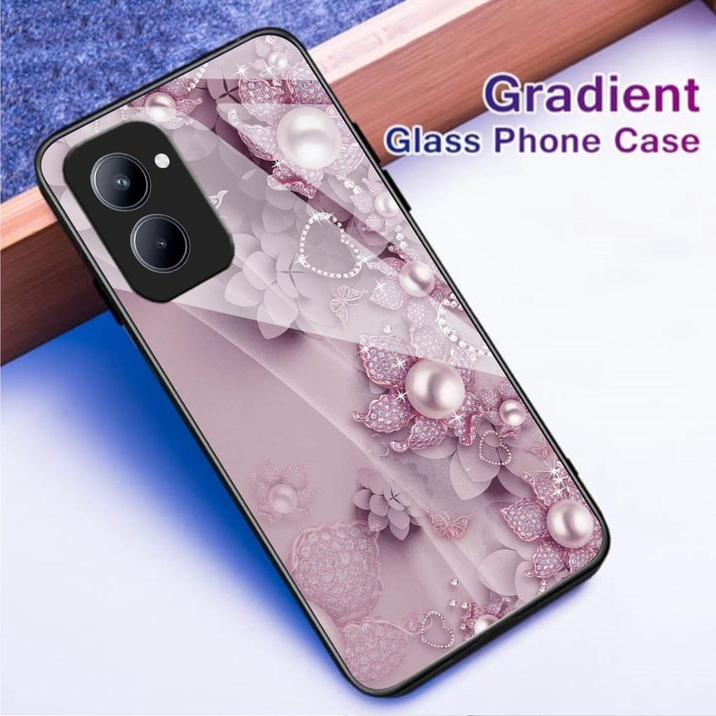 (U 167) Softcase Kaca Glossy Realme C33 - Case Hp Realme C33 - Case Keren Realme C33 - Casing Realme