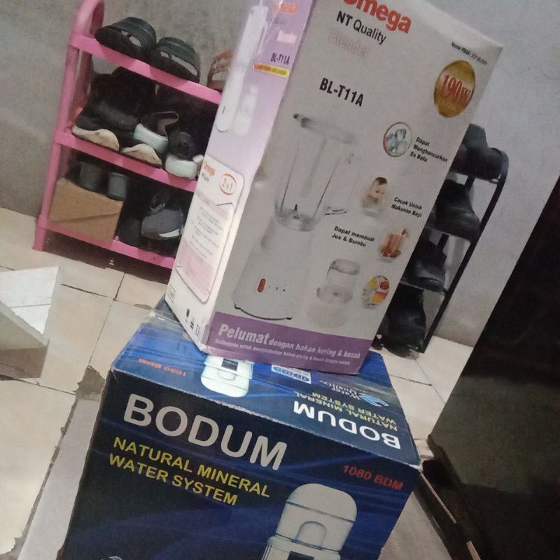 bodum mineral water, omega blander high quality