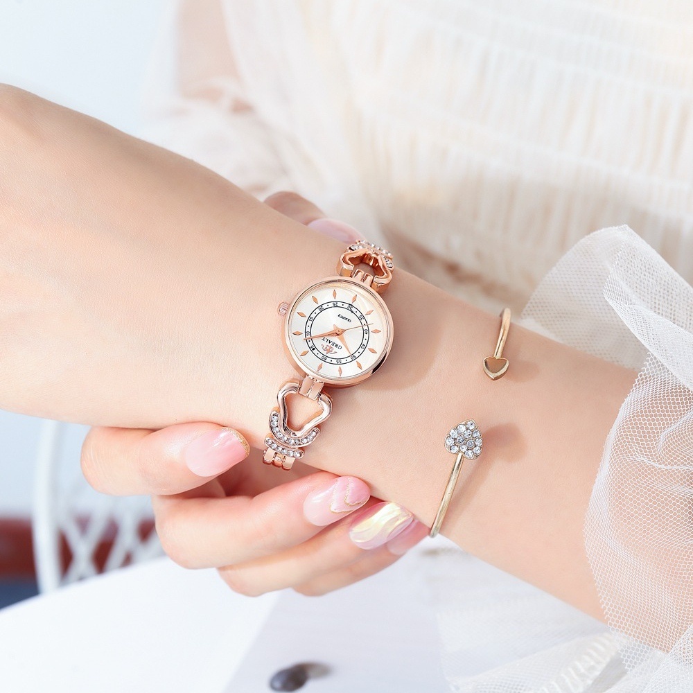 JAM TANGAN WANITA PESTA RANTAI JAM118G1 GOLD IMPORT ABORTA AIR BRANDED MEWAH TAHAN PREMIUM ELEGANT MURAH KEKINIAN KOREA REMAJA ORIGINAL