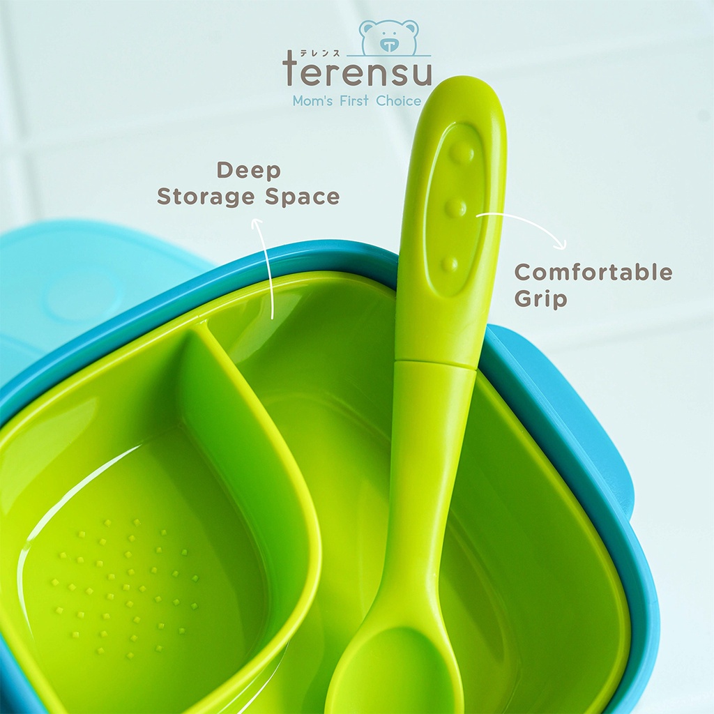 TERENSU Plastic Sealed Food Bowl