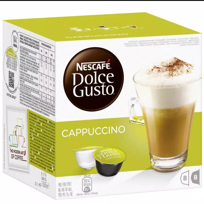 

NESCAFE DULCE GUSTO CAPPUCCINO 16'S KOPI BUBUK KAPSUL