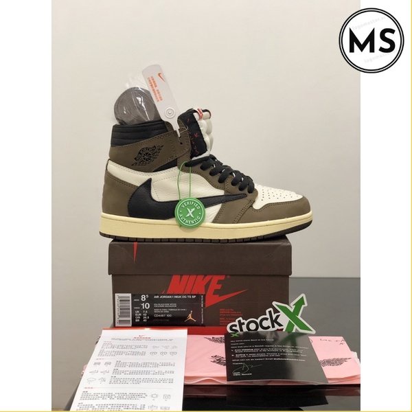 Sepatu Nike Air Jordan 1 Retro High Travis Scoot BNIB Sneakers Ms1