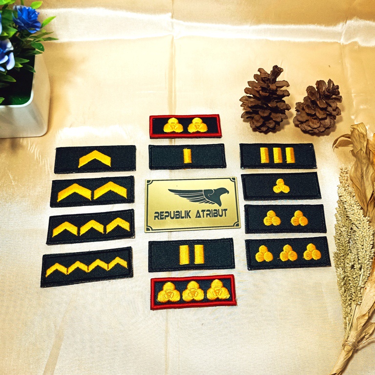 PANGKAT PEREKAT TOPI PDL JARING KEJAKSAAN | TOPI LAPANGAN