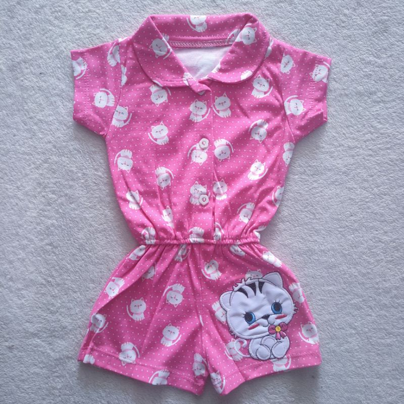 Jumpsuit Anak Cat 2 3 4 5 6 7 8 Bulan Anak Cewek Perempuan Jumpsuit Anak Bayi