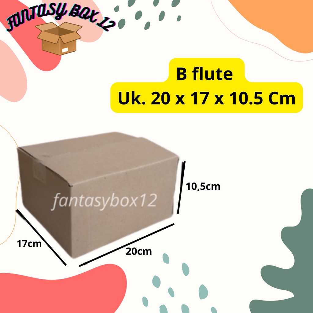 

Kardus/Dus/Box Baru Polos B flute uk. 20X17X10.5 Cm BARU (MINIMAL ORDER 5 PCS)