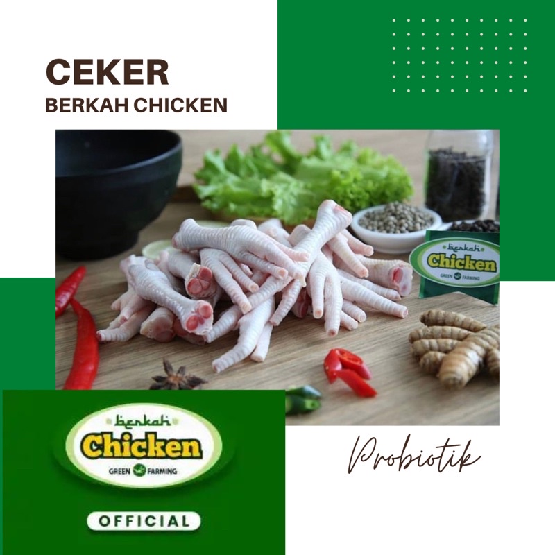 

Ceker Ayam Negeri 1kg (Berkah Chicken) Probiotik perlakuan Organik