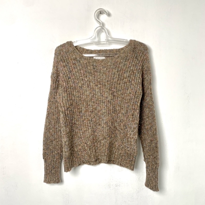 Sweater knitwear rajut wanita lowrys farm motif basic rare vintage original second outerwear