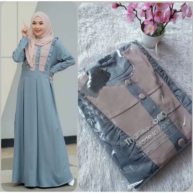 Gamis Alesha Simpel Kondangan Lebaran