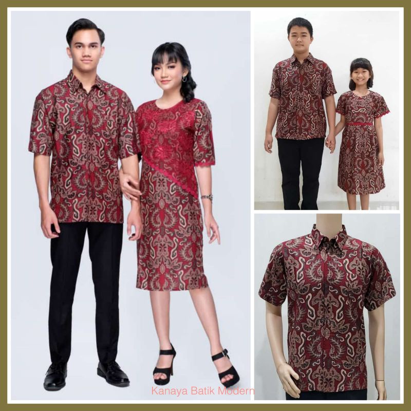 Batik Sarimbit Batik Couple Batik Keluarga Dress Batik Natal