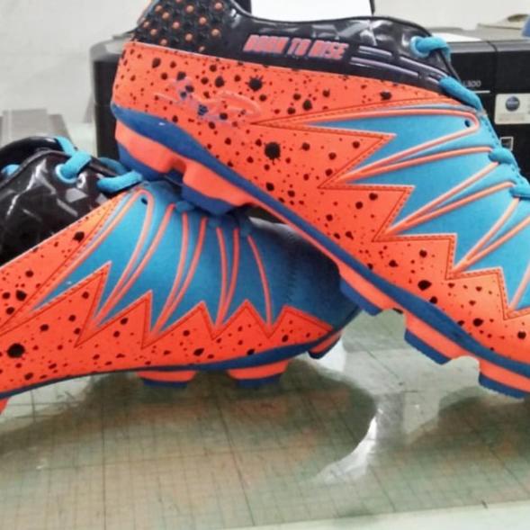 Sepatu bola FINOTTI AGUERO dijamin ORI - hijau-biru, 38