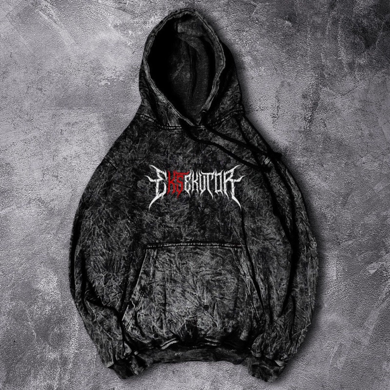 JAKET HOODIE PRIA WASHED DEADWOOD SANDWASH