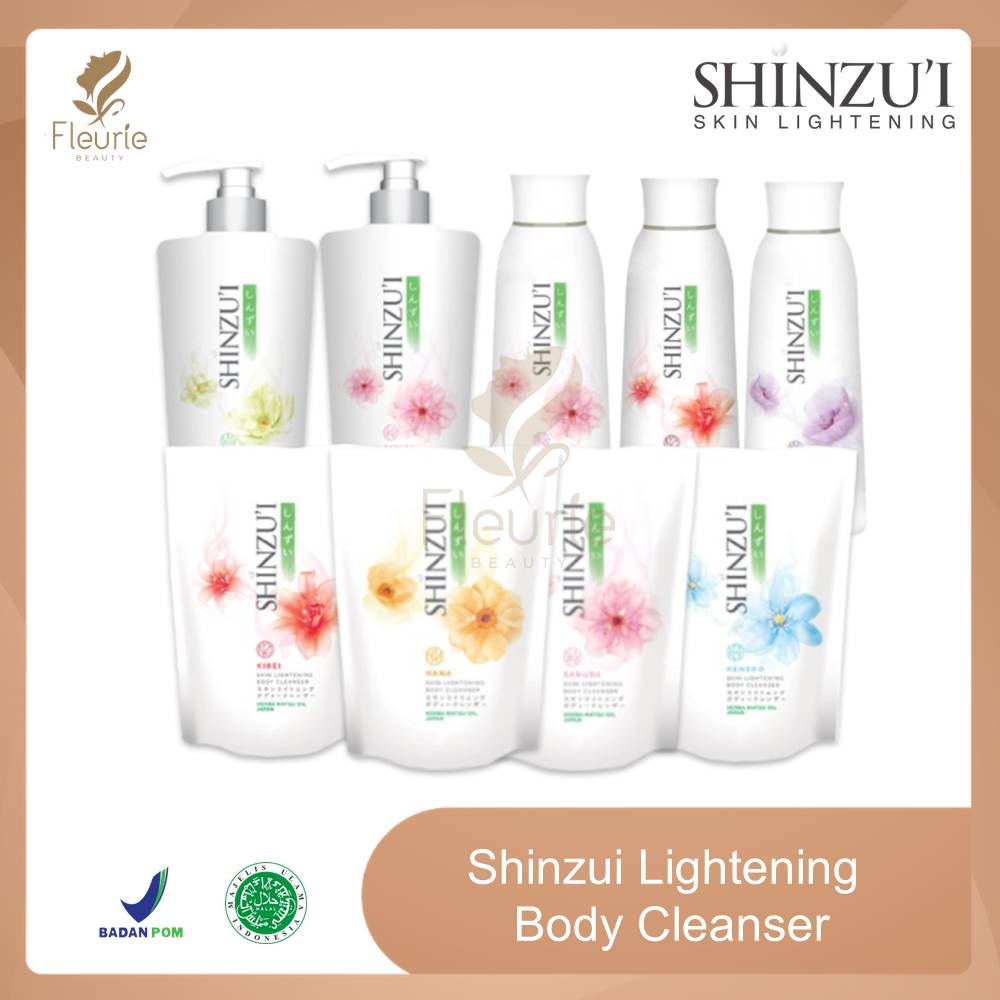 Shinzui Lightening Body Cleanser - Sabun Mandi Cair Matsu Myori Sakura Hana Kensho Kirei Halal Original BPOM