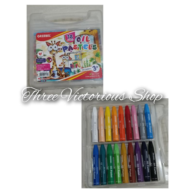 

Original Greebel crayon Krayon oil pastel PP 18C warna