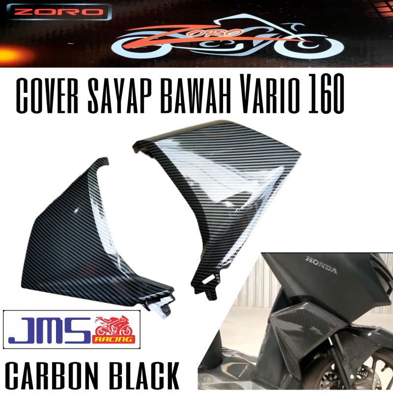 cover tutup carbon knalpot/filter hawa/cover pijakan set/corong knalpot/Speedo meter carbon/sayap samping carbon/cvt+keong cvt set carbon/dasi carbon/radiator carbon vario 160 new/pcx 160 new zoro