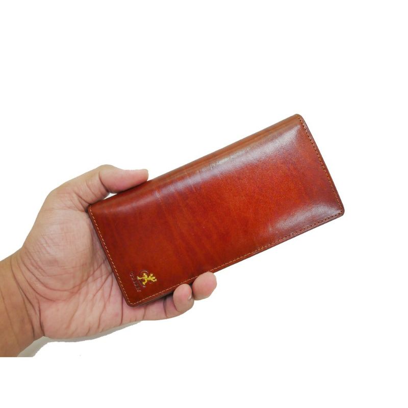 Dompet panjang pria kulit asli original branded cosset model urat kayu