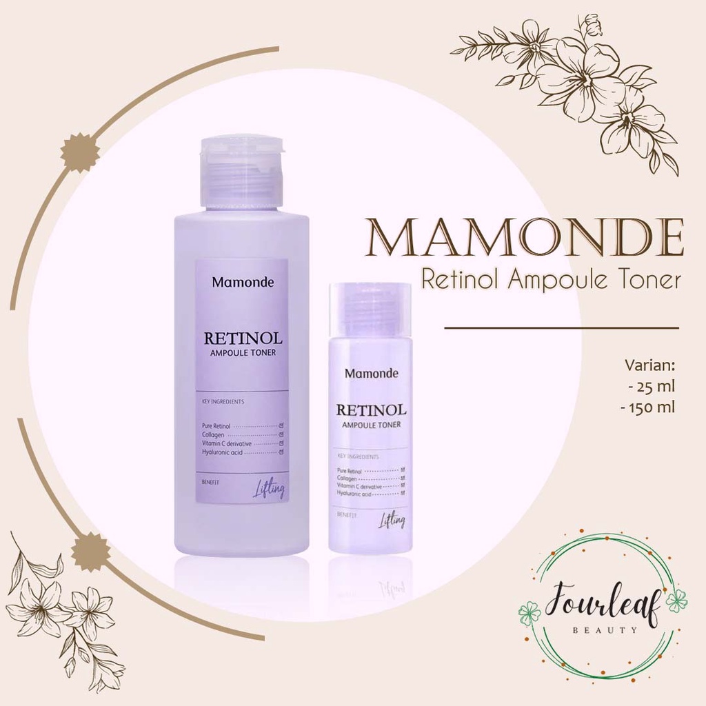 MAMONDE Retinol Ampoule Toner - 25 ml / 150 ml